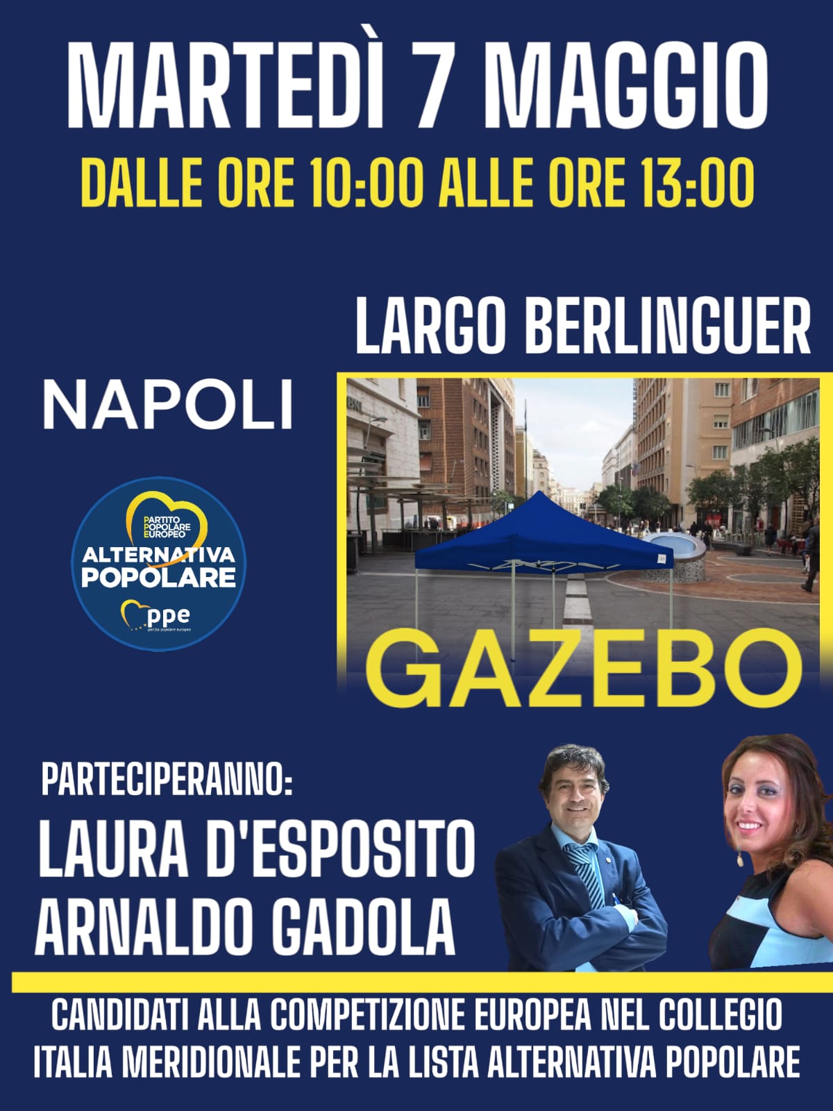 Alternativa Popolare Napoli: comunicato stampa